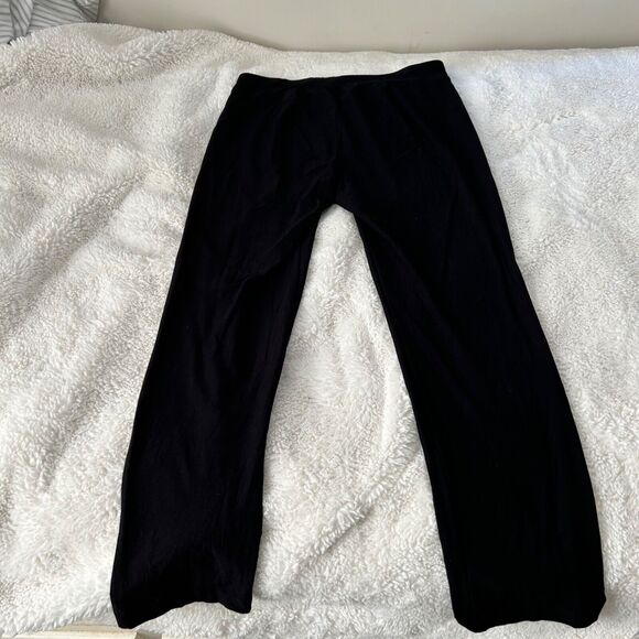 Eileen Fisher Pants Women Small Stretch‎ Viscose Crepe Black Pull On Ankle - Picture 3 of 7